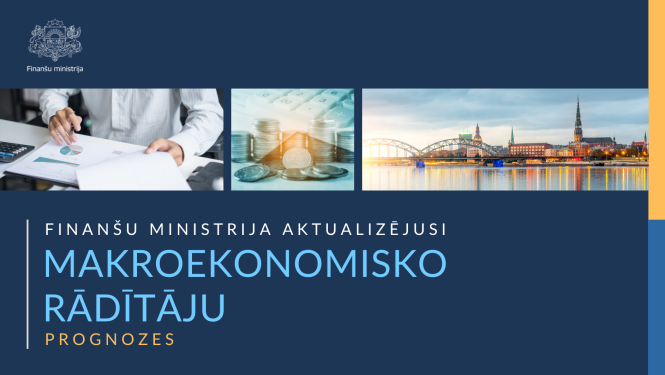 Finanšu ministrija aktualizējusi makroekonomisko rādītāju prognozes. Tekstu papildina ilustratīvi attēli par finanšu analīzi, ekonomiku un Rīgas panorāmu