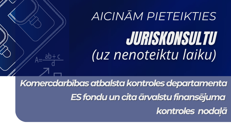 Vakanču sludinājums juriskonsulta amatam.