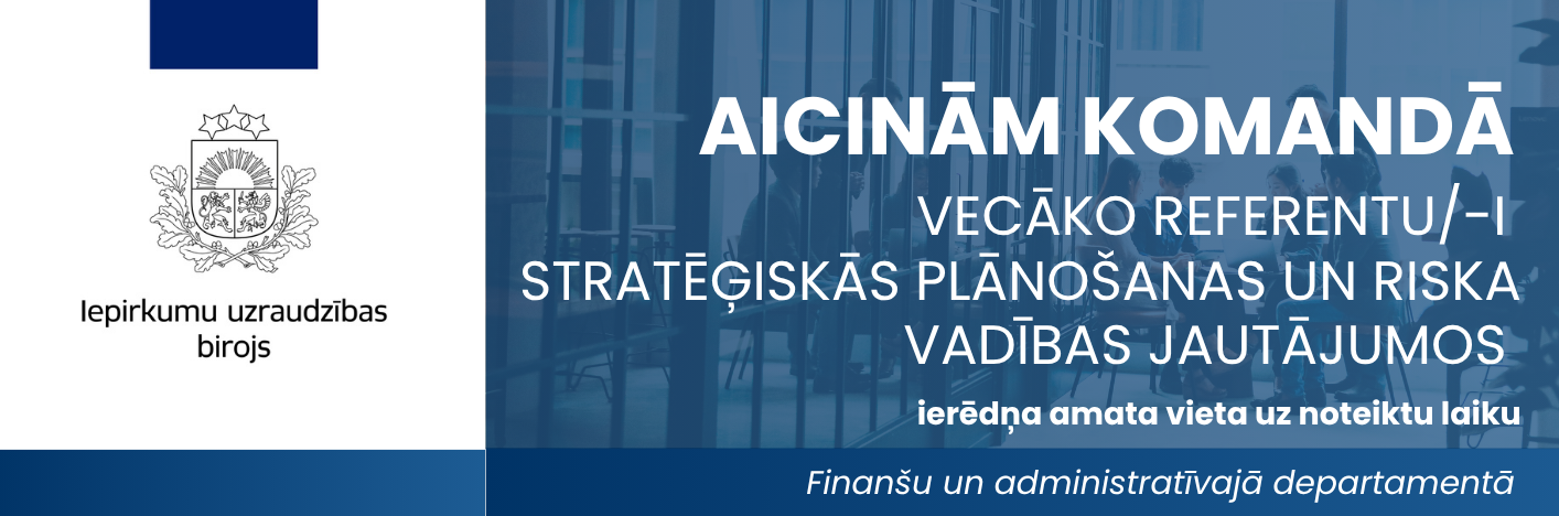 IUB aicina komandā vecāko referentu