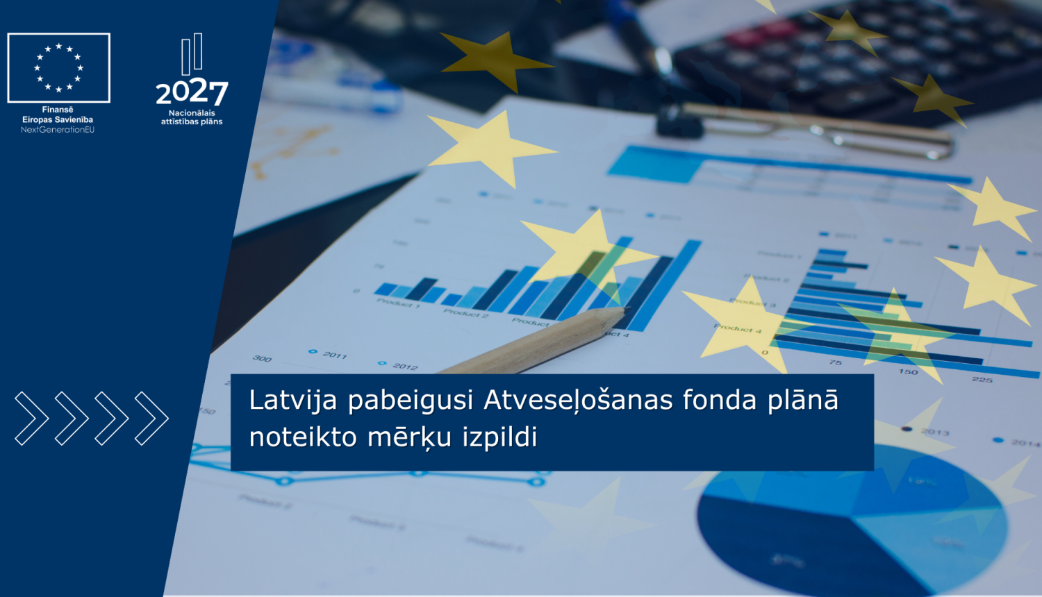 ES zvaigznes un grafiki attēloti uz lapas