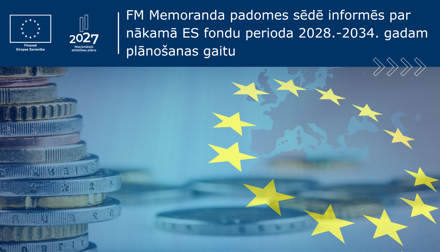 Monētas un Eiropas Savienības zvaigznes