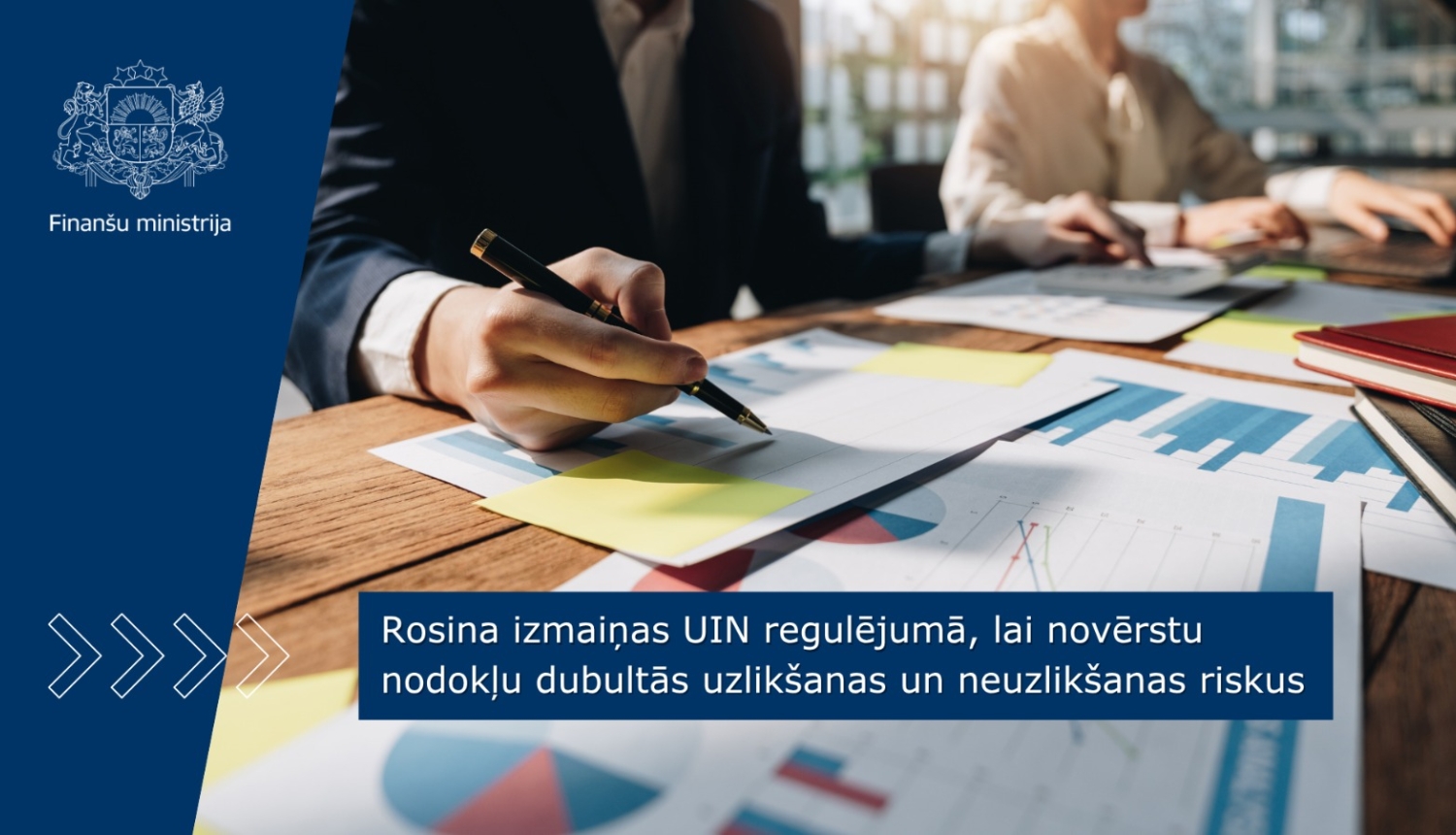 Rosina izmaiņas UIN regulējumā, lai novērstu nodokļu dubultās uzlikšanas un neuzlikšanas riskus
