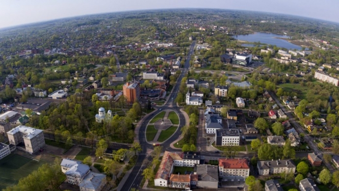 Rēzekne skatā no augšas