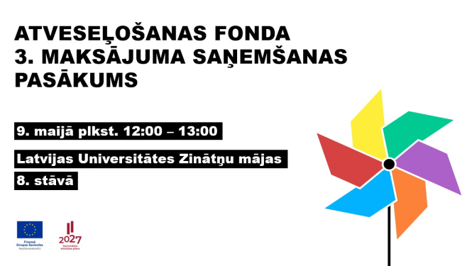 Atveseļošanas fonda 3. maksājuma saņemšanas pasākums