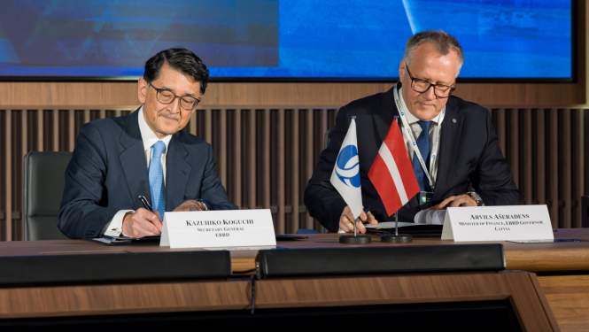 The European Bank for Reconstruction and Development (EBRD) and the government of Latvia have signed a memorandum of understanding paving the way for the EBRD’s 2026 Annual Meeting to take place in Riga