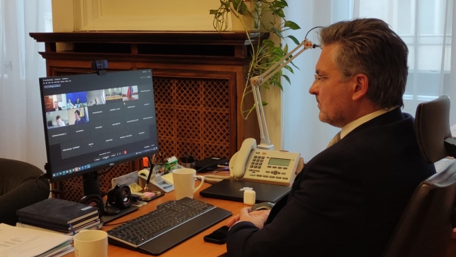 Ministra padomnieks Ints Dālderis sanāksmē