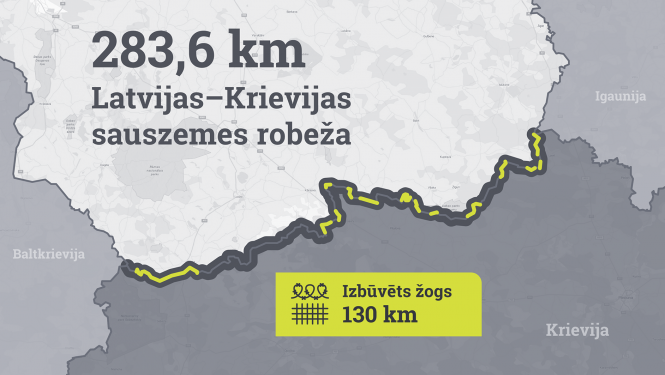 Melnbalts kartes frgments ar Latvijas- Krievijas robežu