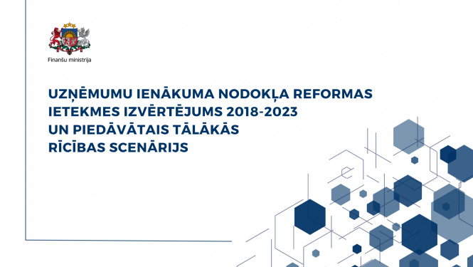 Uzņēmumu ienākuma nodokļa reformas ietekmes izvērtējums 2018-2023  un piedāvātais tālākās rīcības scenārijs