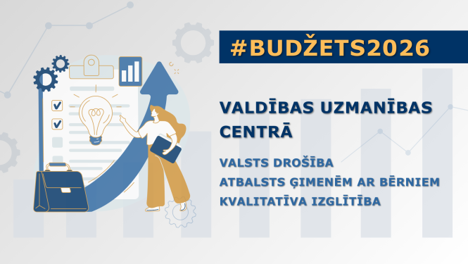 Attēlā zīmēts sievietes tēls, kurš skatās uz dokumentu ar datiem, attēlā redzams teksts