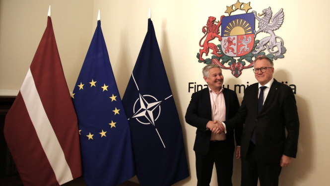 Ministra tikšanās ar NASDQ