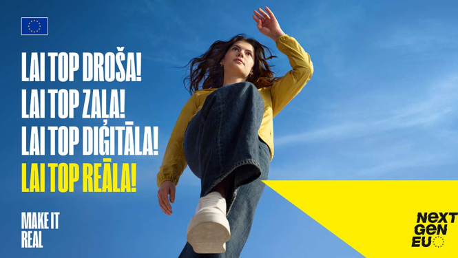 Lai top droša, zaļa, digitāla, reāla!