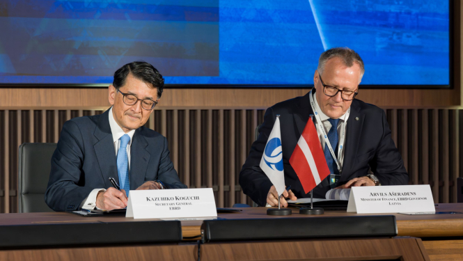 The European Bank for Reconstruction and Development (EBRD) and the government of Latvia have signed a memorandum of understanding paving the way for the EBRD’s 2026 Annual Meeting to take place in Riga