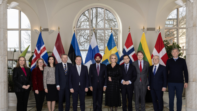 Pasaules Bankas Ziemeļvalstu un Baltijas valstu pilnvarnieku sanāksmes oficiālā pārstāvju bilde