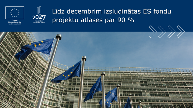 ES parlamenta ēka ar ES karogiem mastā