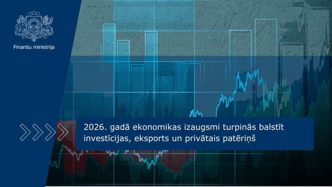 2026. gadā ekonomikas izaugsmi turpinās balstīt investīcijas, eksports un privātais patēriņš