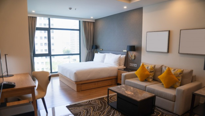 tukšs viesnīcas numurs