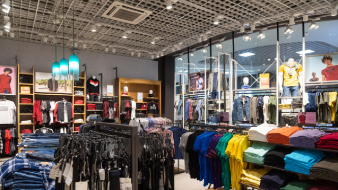 Apģērbu veikala telpas