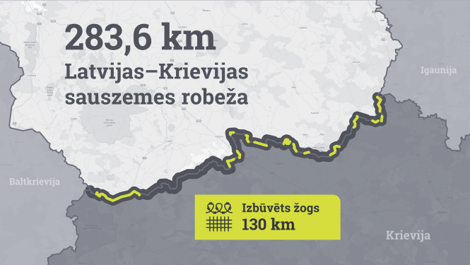 Melnbalts kartes frgments ar Latvijas- Krievijas robežu
