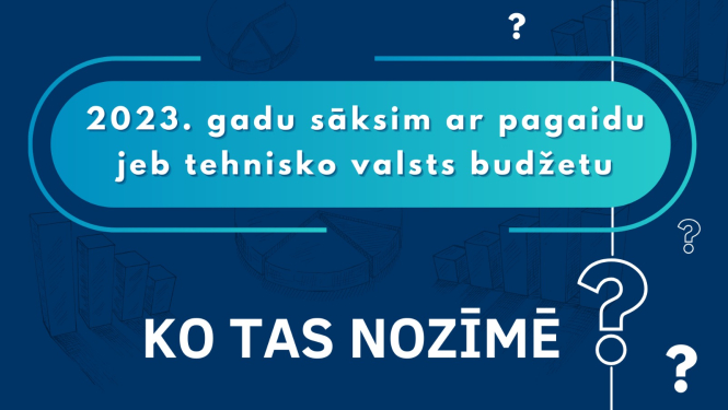 pagaidu budžets - ko tas nozīmē?