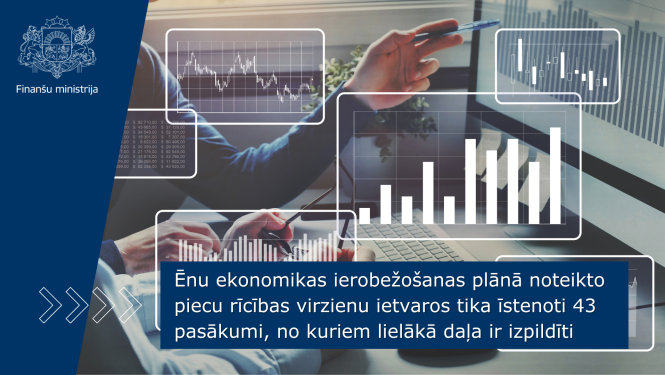 Ēnu ekonomikas ierobežošanas plānā noteikto piecu rīcības virzienu ietvaros tika īstenoti 43 pasākumi, no kuriem lielākā daļa ir izpildīti