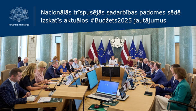 Nacionālās trīspusējās sadarbības padomes sēdē izskatīs aktuālos #Budžets2025 jautājumus