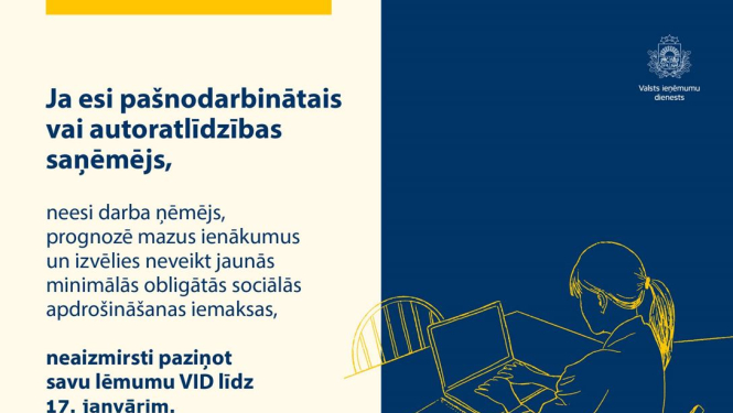 Informācija pašnodarbinātajiem un autoratlīdzību saņēmējiem