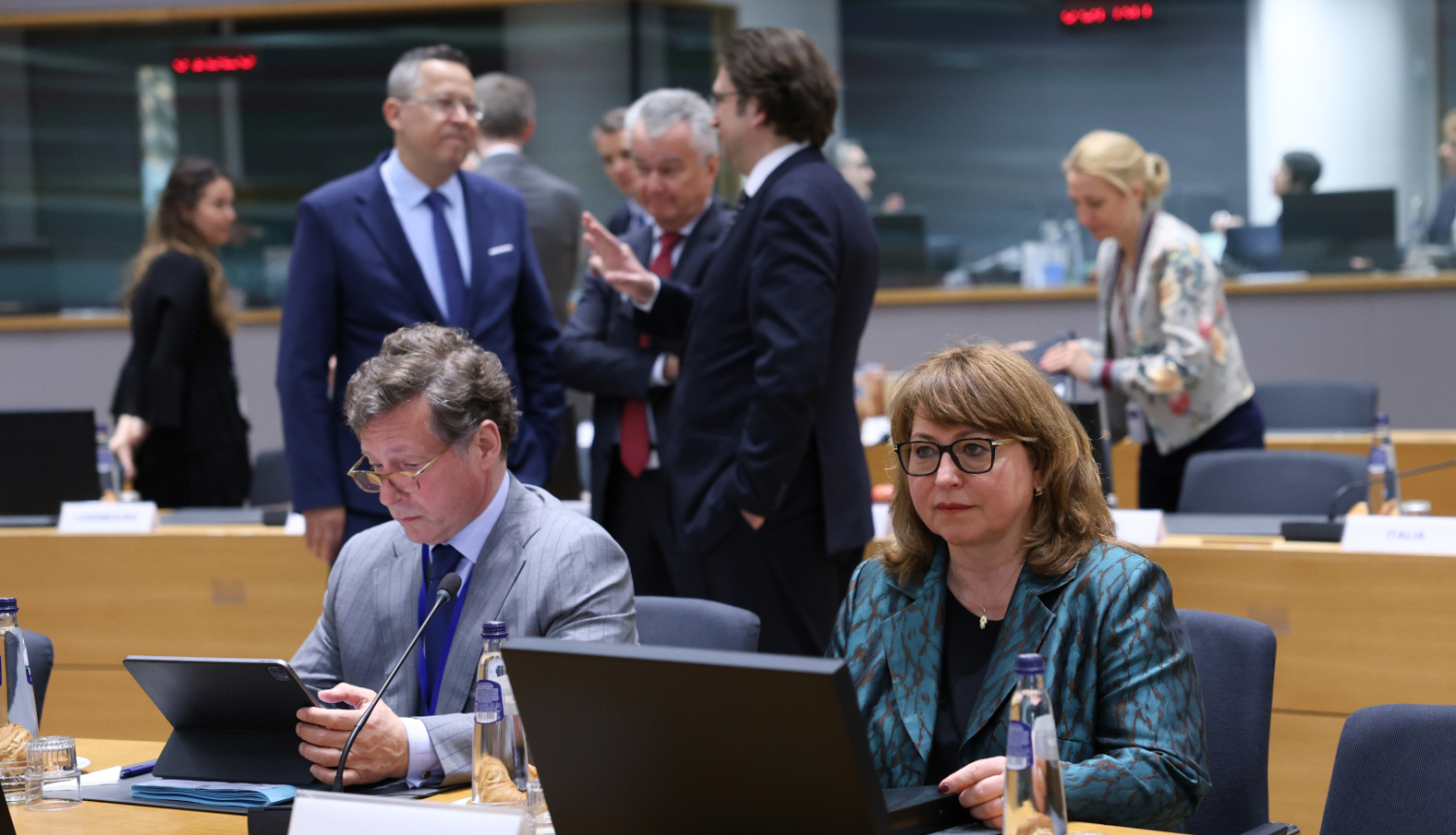 Valsts sekretāre Baiba Bāne Briselē notiekošajā ECIFIN sanāksmē