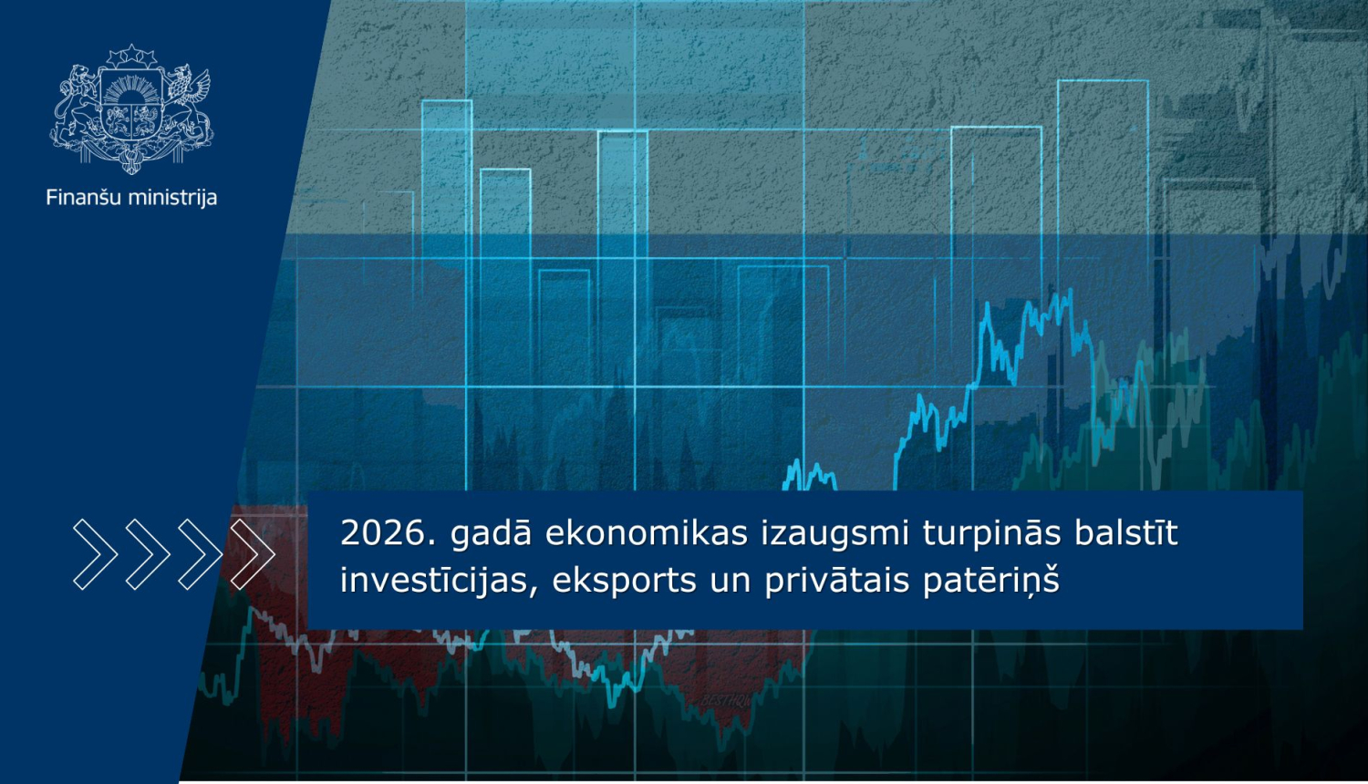 2026. gadā ekonomikas izaugsmi turpinās balstīt investīcijas, eksports un privātais patēriņš