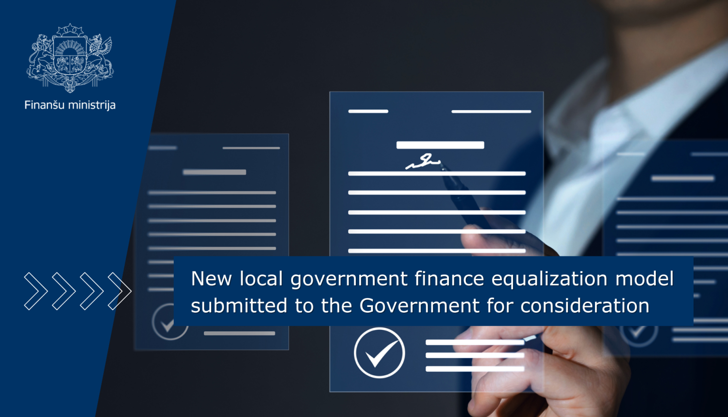 New local government finance equalization model submitted to the Government for consideration