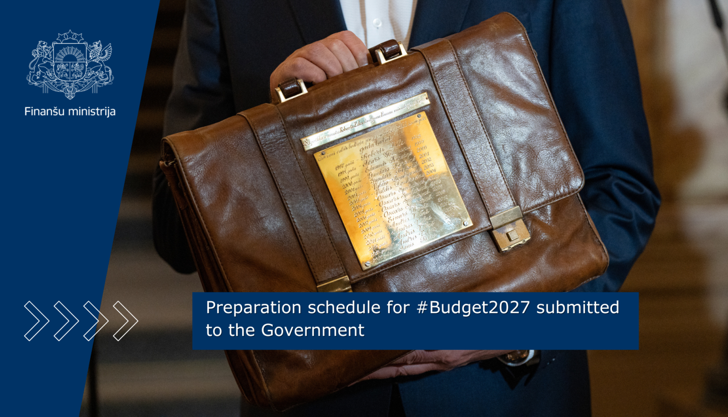 Preparation schedule for #Budget2027 submitted to the Government