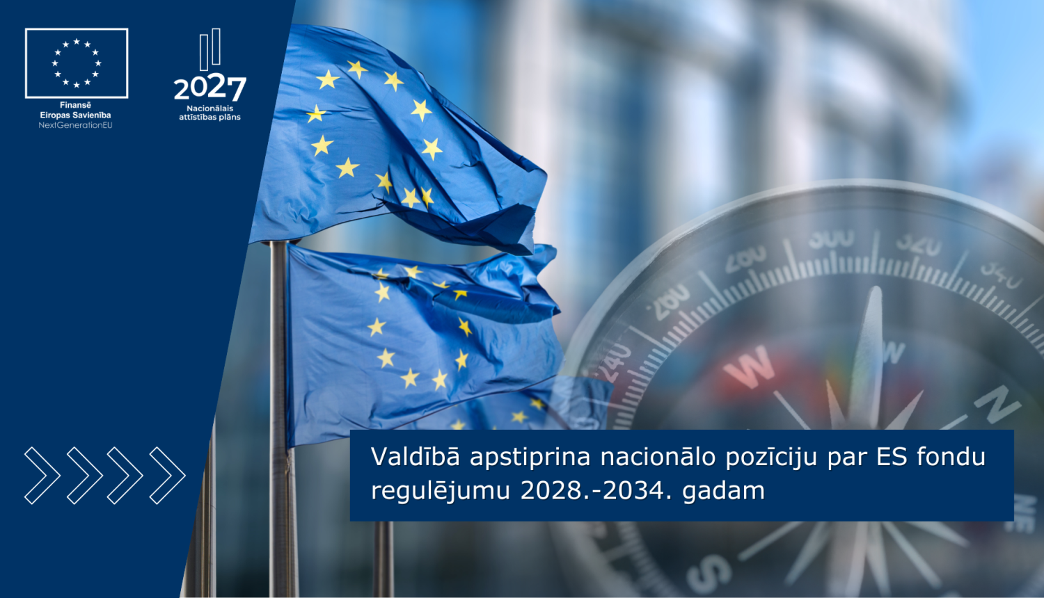 ES karogs un kompass