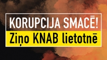 Korupcija smacē, ziņo KNAB